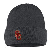 USC Trojans Nike Charcoal SC Interlock Cuffed Beanie